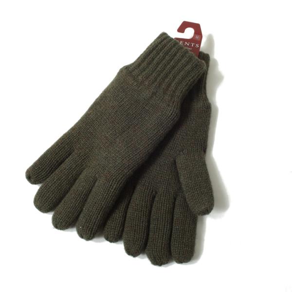DENTS デンツ ニットグローブ3Ｍ シンサレート 高機能中綿 ウールナイロン オリーブ
