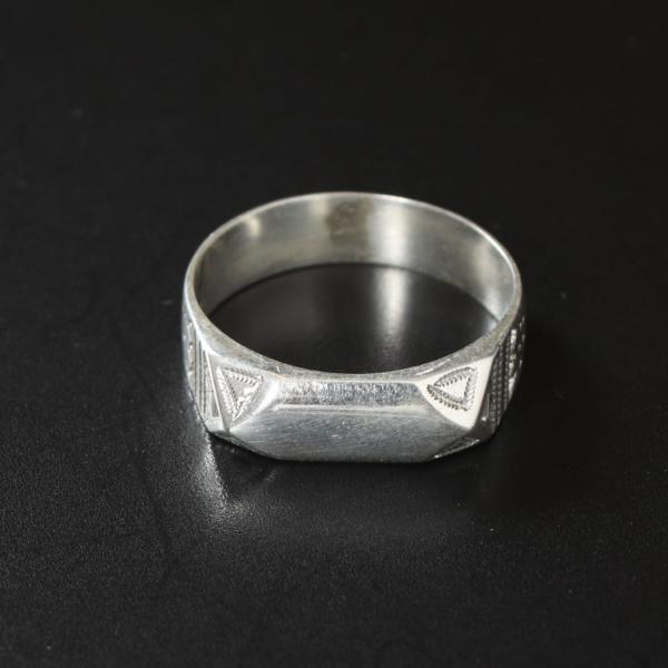 TOUAREG SILVER JEWELRY トゥアレグ シルバー ジュエリー レクタングル6 シル...