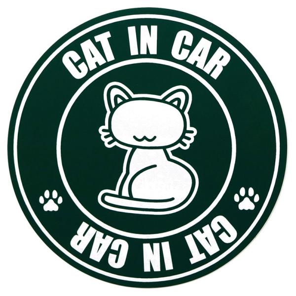 東洋マーク　アニマルステッカー　CAT　IN　CAR