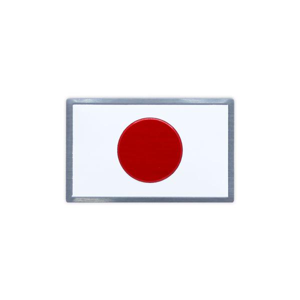東洋マーク　アルミエンブレム　ステッカー　各国色々 JAPAN　日の丸　AE-10