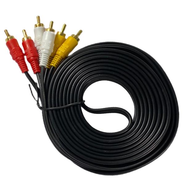 RCAケーブル 3P 映像用 5m ARC-5PTB お買い得バルク品 アークヒル ARC-5PTB