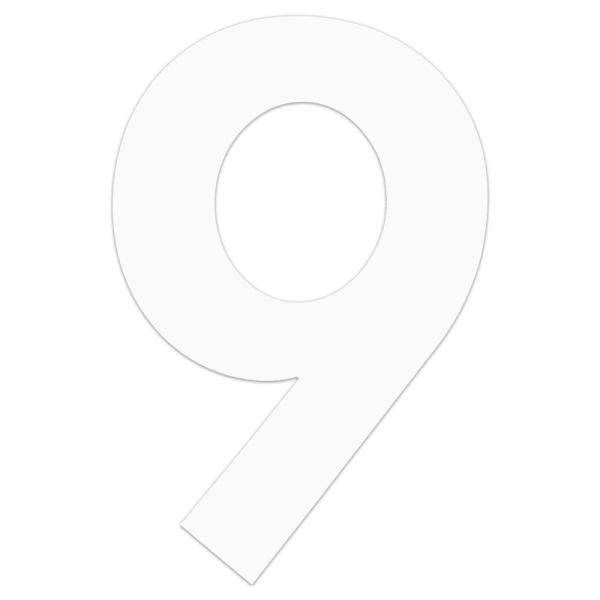 東洋マーク　ゼッケンシリーズ　レーシングゼッケン　大　白　3枚入り　9　NRZW10