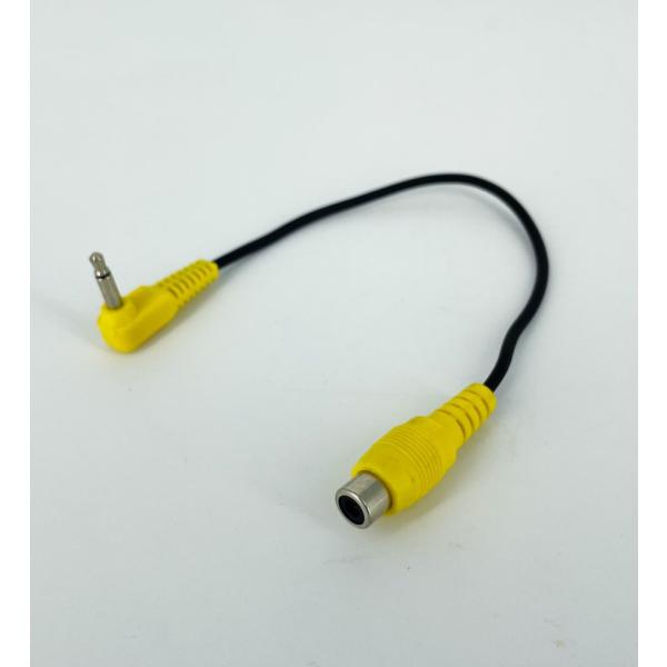 3.5mmプラグ（2P）⇔RCAジャック 変換コード イエロー Breezy RM-13YE