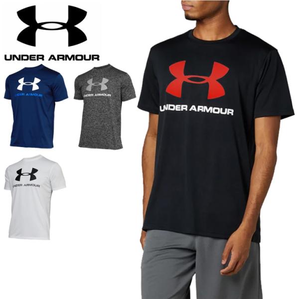 Tシャツ 半袖 メンズ アンダーアーマー UNDER ARMOUR UAテック ビッグロゴ ショート...