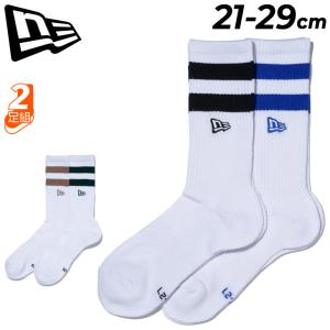 ニューエラ 靴下 2足組 クルーソックス NEW...の商品画像