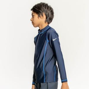 ナイキ ラッシュガード 長袖 ジップアップ キ...の詳細画像4