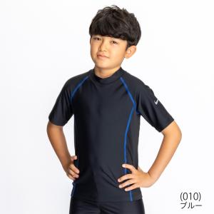 ナイキ 半袖ラッシュガード 水着 キッズ ジュ...の詳細画像1