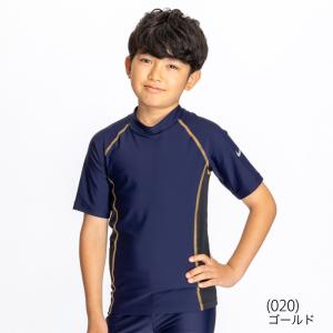 ナイキ 半袖ラッシュガード 水着 キッズ ジュ...の詳細画像3