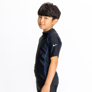 ナイキ 半袖ラッシュガード 水着 キッズ ジュ...の詳細画像4