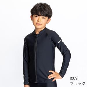 ナイキ キッズ 長袖 ジップ付きラッシュガード...の詳細画像3