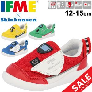 キッズシューズ ベビー スニーカー 男の子 女の子 子供靴 イフミー IFME イフミー 新幹線シリーズ 12-15cm 軽量 コートタイプ ベルクロ 運動靴 子ども /22-0100/