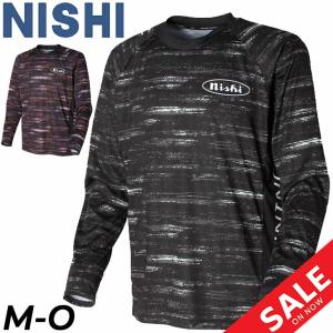 長袖 Tシャツ  ニシ NISHI/スポーツウェア ランニング マラソン ジョギング 吸汗速乾 トレーニング 陸上 練習着 トップス/2811A066｜apworld