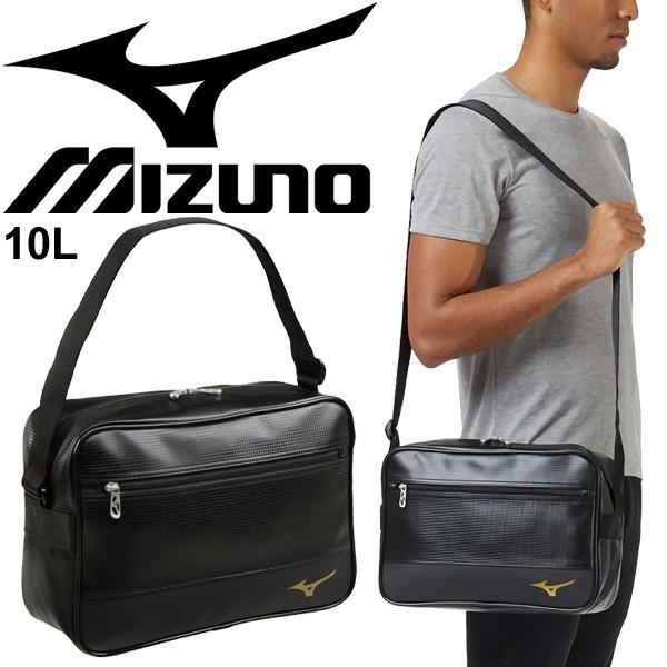 ショルダーバッグ メンズ レディース ミズノ mizuno レザーショルダーバッグ Mサイズ 約10...