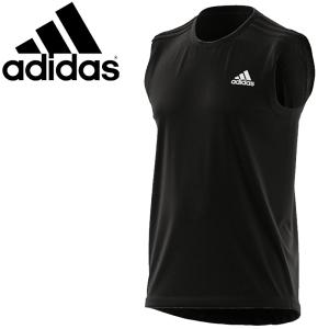 タンクトップ ノースリーブ Tシャツ メンズ アディダス adidas M D2M 3ストライプス TANK/スポーツウェア トレーニング ブラック 黒 男性 /42093-GM2130