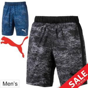 ハーフパンツ メンズ/プーマ PUMA テックグラフィック　ウーブンショーツ８インチ/トレーニングパンツ 男性 ランニング マラソン ジム/ 516708