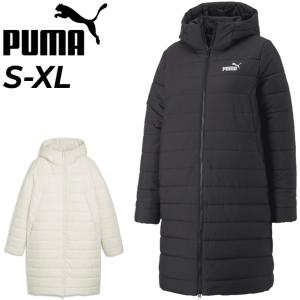 プーマ ベンチコート 中綿コート レディース PUMA ESS パデッドコート 防寒用 アウター スポーツコート ベンチウォーマー 保温 撥水 防風 /672277【ギフト不可】