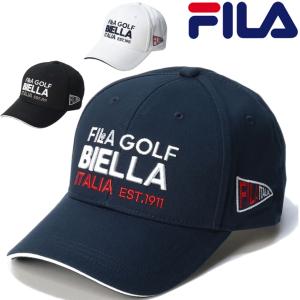 フィラゴルフ メンズ ゴルフキャップ 帽子 FILA GOLF 柔らかツバキャップ 刺繍 男性 紳士用 アクセサリー ゴルフウェア ぼうし ブランド アパレル/744900｜apworld