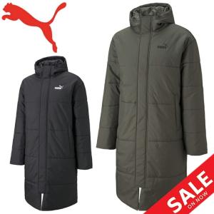 中綿コート 中わた メンズ アウター/プーマ PUMA ESS+ ロング パデッドコート/ロングコート ベンチコート 防寒 撥水 防風 スポーツウェア /846311