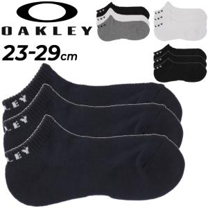靴下 3足組 メンズ オークリー OAKLEY ノーショーソックス 3足セット オールスポーツ 普段使い 男性 くつした/93251JP｜APWORLD