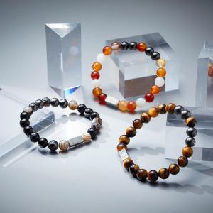 【正規販売店】磁気ブレスレット 天然石 メンズ...の詳細画像1