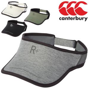 カンタベリー サンバイザー 帽子 メンズ カンタベリー canterbury RUGBY+　R+（アールプラス）スポーツサンバイザー 抗菌防臭 ラグビー 日差し対策 /AC03461｜apworld