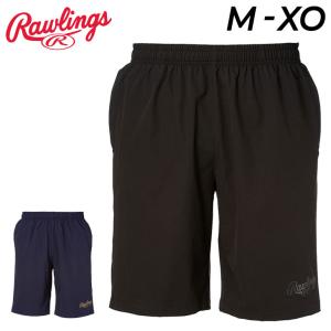 ローリングス ハーフパンツ メンズ Rawlings ブラックレーベル ショートパンツ/野球 トレーニング スポーツウェア 男性 ボトムス ランニング ジム /AOP13S02