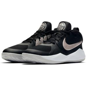 ジュニア バスケットボール シューズ 22.5-25.0cm キッズ 子ども/ナイキ NIKE チームハッスル D 9 GS/ひも靴 バッシュ バスケ 黒 ブラック /AQ4224-001