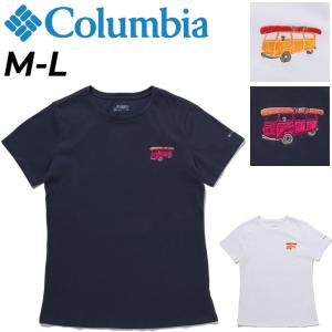 半袖 Tシャツ レディース コロンビア Columbia アウトドアウェア キャンプ トレッキング 女性 デイリー 丸首 クルーネック ロゴT トップス/AR7427