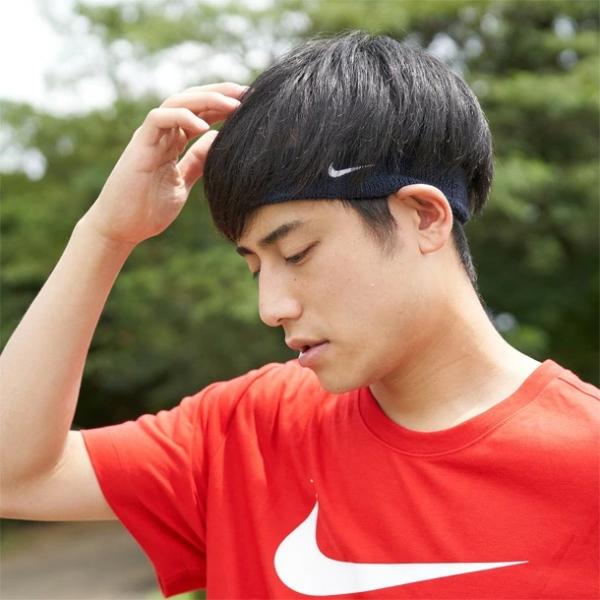 ナイキ NIKE スウッシュ ヘッドバンド メンズ レディース ネイビー系 濃紺 オブシディアン ヘ...