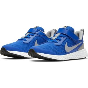 キッズ スニーカー ランニングシューズ ジュニア 子供靴 ナイキ NIKE レボリューション5 PSV/スポーツ 運動 16.5-22.0cm ブルー 青 運動靴/BQ5672-403