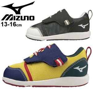 キッズシューズ ベビー スニーカー 13-16.0cm 子供靴/ミズノ mizuno プレモア インファント/男の子 女の子 子ども 子供靴 ベルクロ カジュアル /C1GD2132-｜apworld