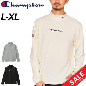 Champion（チャンピオン） モックネックシャツ 長袖 メンズ ゴルフ