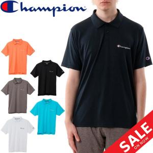 半袖 ポロシャツ メンズ/チャンピオン Champion C VAPOR POLO/スポーツウェア トレーニング 男性 カジュアル 普段使い シンプル トップス/C3-TS313