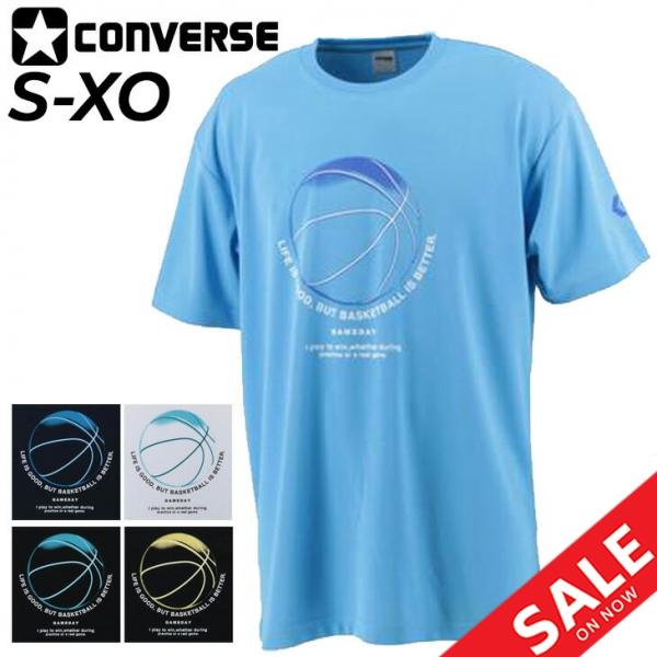 Tシャツ 半袖 メンズ コンバース CONVERSE バスケットボール スポーツウェア プリントT ...