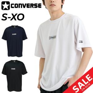 コンバース 半袖 Tシャツ メンズ CONVERSE プリントT バスケットボール スポーツウェア ウエア 吸汗速乾 男性 男子 トップス バスケシャツ /CB241359の商品画像