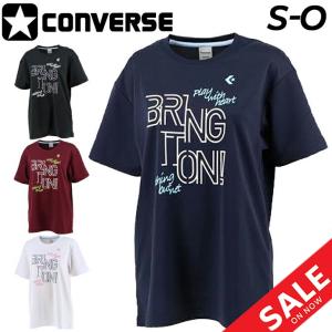 半袖Tシャツ レディース コンバース CONVERSE バスケットボール スポーツウェア 吸汗速乾 女性 女子 学生 バスケシャツ 半袖シャツ トップス/CB321353｜apworld