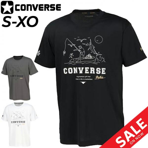 コンバース Tシャツ 半袖 メンズ CONVERSE GS ゴールドシリーズ プリントT バスケット...