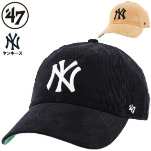 帽子 コーデュロイ ベースボールキャップ MLB NYヤンキース