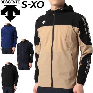 ジャージ ジャケット メンズ デサント DESCENTE/ AIRY TRANSFER ライトリップフーデッドジャケット/スポーツウェア トレーニング 軽量 はっ水 男性 /DMMTJF14