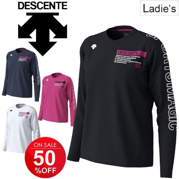 Tシャツ 長袖 レディース デサント DESCENTE プラクティスシャツ SPORTMAGIC ス...