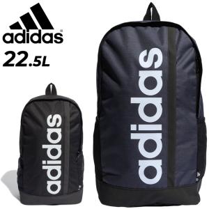 アディダス リュックサック 22.5L バッグ メンズ レディース adidas エッセンシャルズ リニア バックパック スポーツバッグ デイパック 鞄 通勤 通学 /EAX23｜apworld