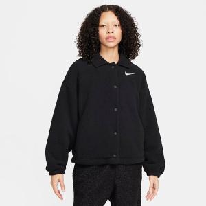 ナイキ ジャケット アウター レディース NIKE レディースウェア カラード ハイパイル ジャケット 保温 防寒 スポーツウェア ウェア オーバーサイズ /FB8708-010