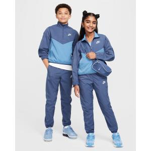 ナイキ ウィンドブレーカー キッズ ジュニア上下 NIKE ジュニア トラックスーツ 130-160cm 子供服 裏メッシュ 長袖プルオーバー ロングパンツ/FD3058-491の商品画像