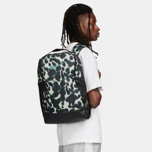 ナイキ リュックサック 24L メンズ レディース バッグ NIKE ブラジリア バックパック 中型 デイパック ユニセックス 黒 柄物 スポーツバッグ 鞄 /FN1348-010｜apworld