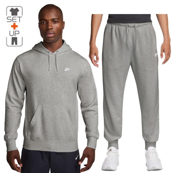 ナイキ スウェット メンズ 上下 NIKE クラブ フレンチテリー プルオーバーパーカー ジョガーパ...