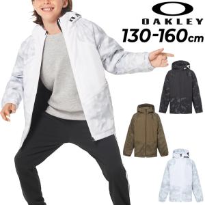 中綿ジャケット キッズ ジュニア 130-160cm 子供服/オークリー OAKLEY スポーツウェア アウター 保温 撥水 防風 フード付き/子ども 防寒着 通学 /FOA404088