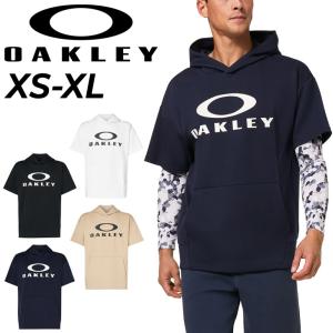 オークリー 半袖 パーカー スウェット メンズ/OAKLEY トレーニング スポーツウェア プルオーバー フーディ 吸汗速乾 抗菌防臭 高機能 男性  デイリー /FOA405142