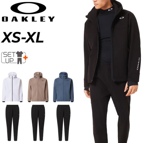 オークリー メンズ 上下セット OAKLEY シェルジャケット シェルパンツ セットアップ 保温 防...