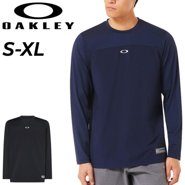 オークリー 長袖 Tシャツ メンズ OAKLEY Striking Qd LS Shield Tee...
