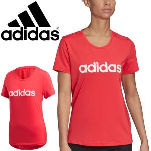 半袖 Tシャツ トレーニングシャツ レディース/アディダス adidas W D2M LO TEE/スポーツウェア プリントT クルーネック/FSE57-FL9224【a20Qpd】｜apworld